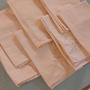 Set of Seven Vintage Dinner Napkins